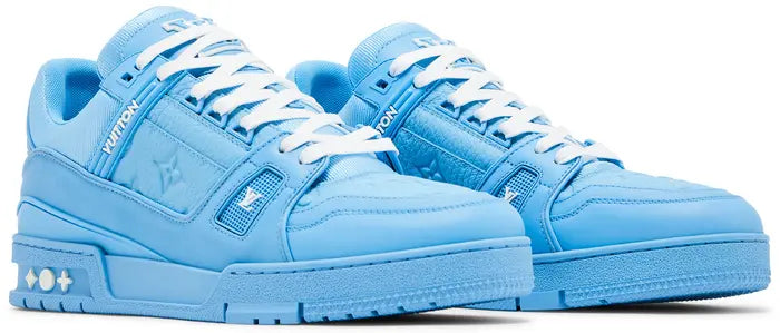 Louis Vuitton Trainer 'Embossed Monogram - Blue