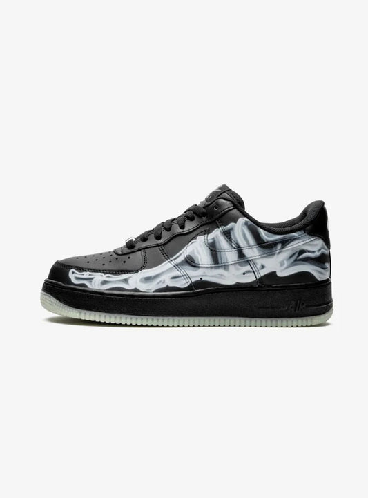 Nike Air Force 1 Low Noir Squelette Halloween (2019)